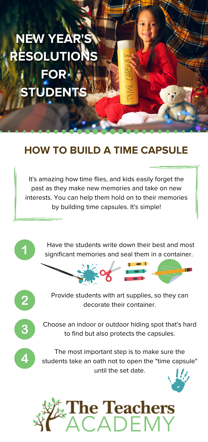 The Teacher's Academy - New Year's Activities for the Classroom- How to Build a New Year's Time Capsule