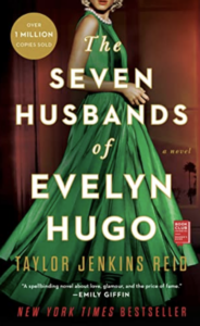 Cover of "The Seven Husbands of Evelyn Hugo" by Taylor Jenkins Reid, a teacher-recommended book for the summer. 