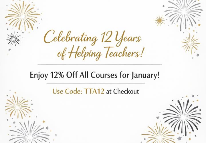 Teacher's Academy Anniversary Promotion 2026