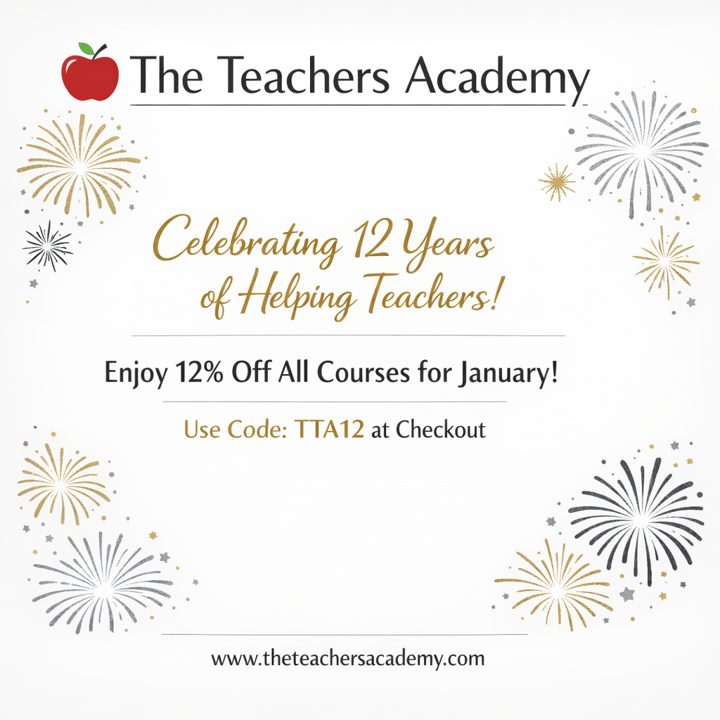 Teacher's Academy Anniversary Promotion 2026