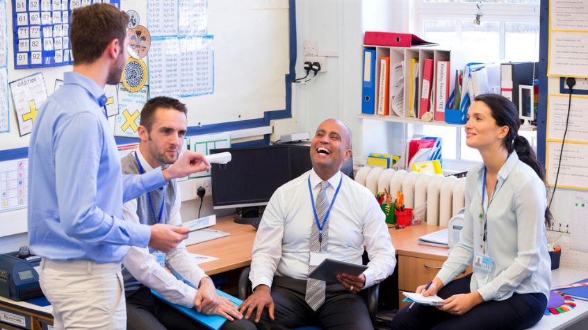 Group of teachers Choosing the Right Online Continuing Education Course